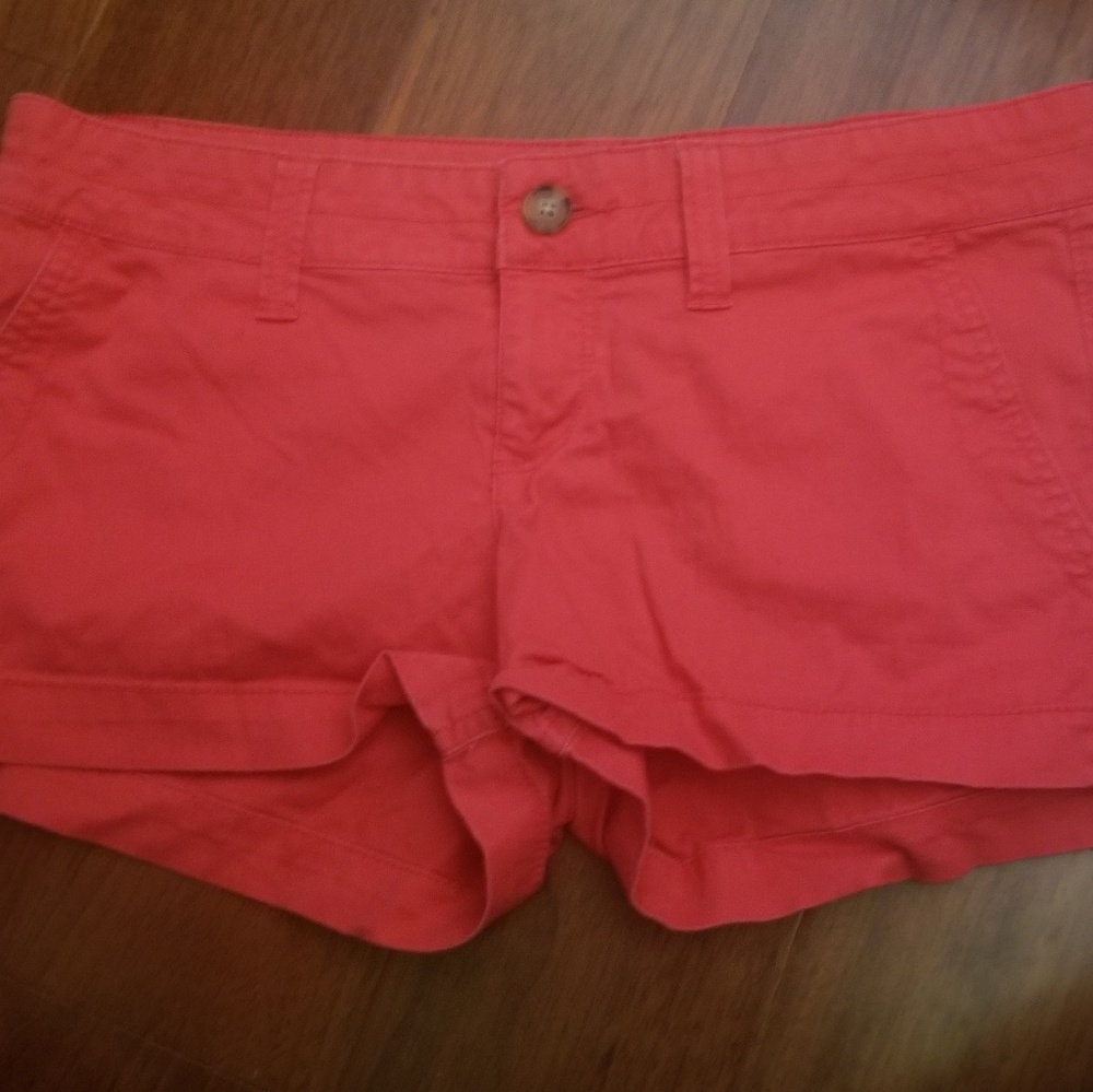 Red shorts
